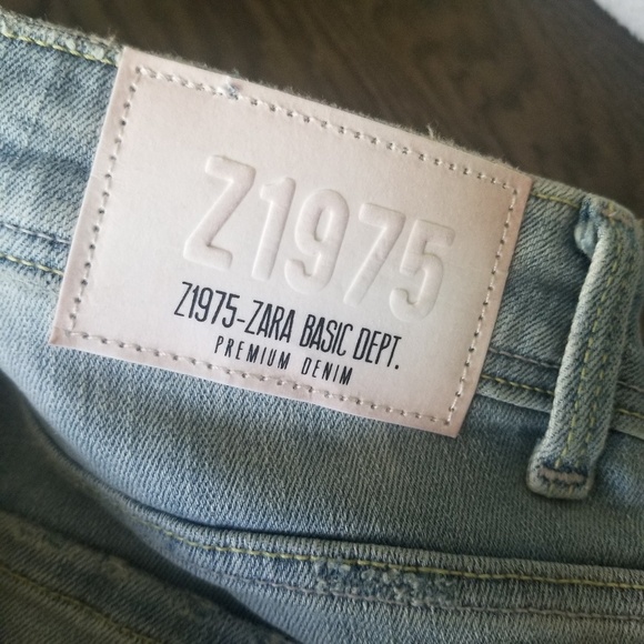 Zara basic distressed Midrise skinny jean size 4 - Picture 5 of 8